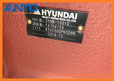 Pompe hydraulique d'excavatrice principale de 31NB-10010 K5V200DPH1D9R-2S14-1V pour R455-7