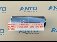 600-211-1231 600-211-1230 Filtre à huile KOMATSU Pièces détachées pour excavatrice PC400