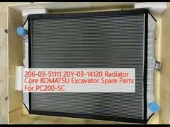 206-03-51111 20Y-03-14120 Noyau du radiateur KOMATSU Pièces détachées de la pelle pour PC200-5C