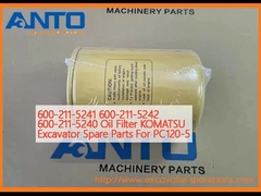 600-211-5241 600-211-5242 600-211-5240 Filtre à huile KOMATSU Pièces détachées pour excavatrice PC120-5