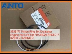 3938177 Ensemble d'anneaux à piston pièces du moteur de la pelle adaptées à la HYUNDAI R140LC-7 R210LC7 R210NLC7
