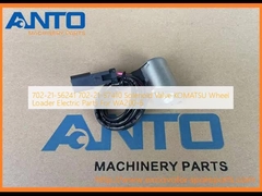 702-21-56241 702-21-57410 soupape solénoïde KOMATSU chargeur à roues pièces électriques pour WA200-6