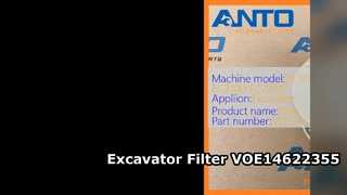 Filtre d'excavatrice VOE14622355 pour EC200B EC210B