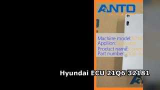 Contrôleur d'excavatrice Hyundai ECU 21Q6-32181