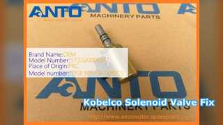Électrovanne Kobelco YT35V00004F1 pour réparation d'excavatrice