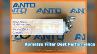 Pièces de rechange de filtre d'excavatrice de KOMATSU PC300 PC350