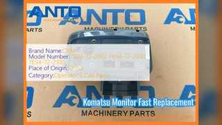 Moniteur d'excavatrice Komatsu 7834 72 2002 Remplacement