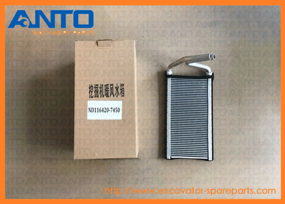 Radiateur de noyau d'appareil de chauffage de ND116420-7450 KOMATSU PC200-8M0 pour des pièces de climatiseur