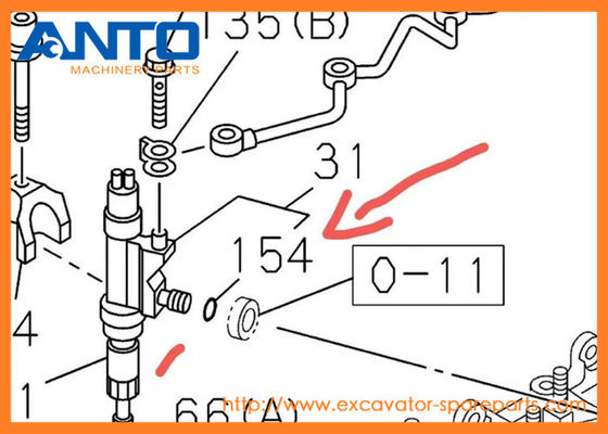 0-95690111-0 9-09561111-0 joints HITACHI pièces détachées pour excavatrice ZX350H-3 ZX400W-3