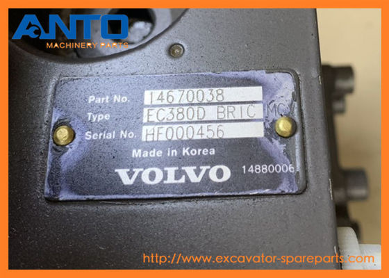 Soupape de commande VOE14670038 14670038 principale pour l'excavatrice EC380D de VOE