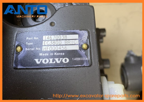 Excavatrice principale Valve de  EC380D de soupape de commande VOE14670038 14670038