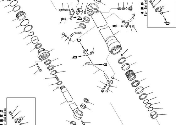 07145-00100 0714500100 Komatsu Excavator PC250 Dust Seal