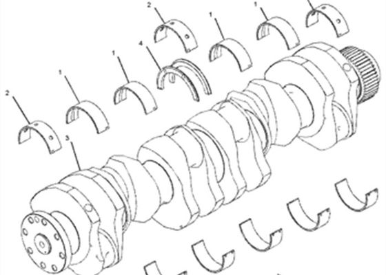 1280401 incidence principale de moteur de 128-0401  C13 345B 365B